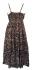 Forest Green Abstract Floral Patterned Toto Short Summer Dress - Fair Trade 100% Cotton 